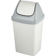 Контейнер для мусора Luscan Swing серый, 50л