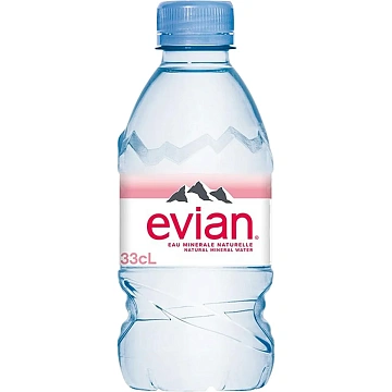 Вода минеральная Evian без газа, 330мл, ПЭТ 24 шт/уп