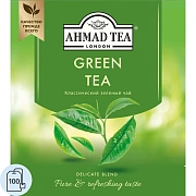 Чай AHMAD (Ахмад) 'Green Tea' зеленый, 100 пакетиков по 2 г, 478i-08