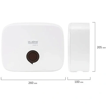 Диспенсер для полотенец LAIMA PROFESSIONAL PREMIUM (Система H2), Z-сложения, белый, ABS-пластик, 609515