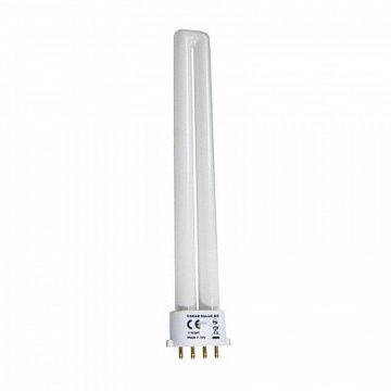 Лампа люминесцентная OSRAM DULUX S/E 11W/21-840, 11 Вт, U-образная, холодный белый свет, цоколь 2G7