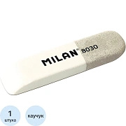 Ластик каучуковый Milan 8030 комбинир. для стирания чернил и графита