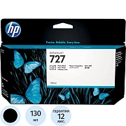 Картридж струйный HP 727 B3P23A чер. фото для Т920/Т1500