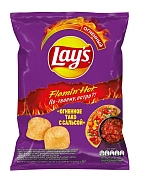 Чипсы Lay's Flamin' Hot Огненное тако с сальсой, 105г