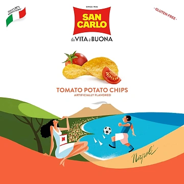 Чипсы San Carlo Piu Gusto Томат, 150г