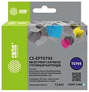 Картридж струйный Cactus CS-EPT0795 светло-пурпурный (13.8мл) для Epson Stylus Photo 1400/1500/PX700