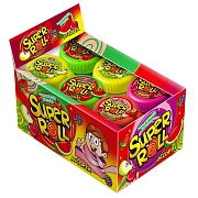 Жевательная резинка Канди клаб Super Roll Ассорти, 10г x 24 шт