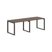 Стол 2-х местный EQWST 2380 Дуб Денвер тёмный/Мокко 2326х800х750 EDIS