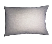 Tarrington House Наволочка серая сатин на молнии, 50 x 70см