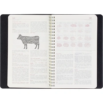 Ежедневник недатированный А5 ALBA черный, 136л 3-783/01