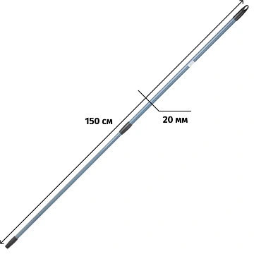 Рукоятка телескопическая 150 см Max Классика SV3063