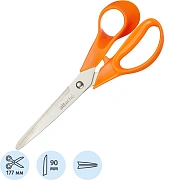 Ножницы Attache Orange 177 мм с пластик. эллиптическими ручками,цвет