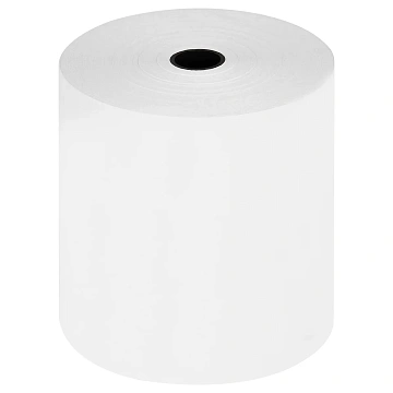 Чековая лента термо 80*70*12 (70м) OfficeSpace эконом, 45г/м2, термослой наружу