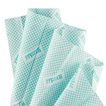 Протирочные салфетки Kimberly-Clark WypAll Х80 7566, листовые, 25шт, 1 слой, зеленые