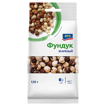 aro Фундук жареный, 120г