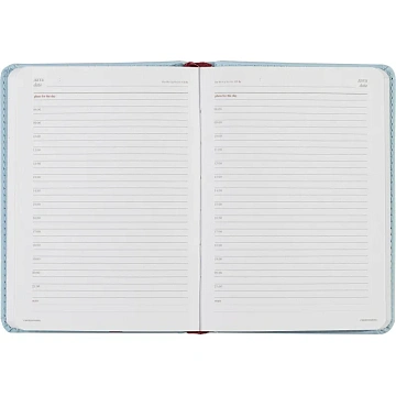 Ежедневник недатированный А6+ VELVET (ЗЕФИРНЫЙ ГОЛУБОЙ) 3-495/35