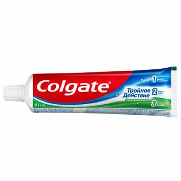 Зубная паста 150 мл COLGATE 'Натуральная мята', тройное действие, с фторидом, 6920354806926