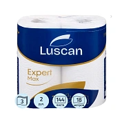 Полотенца бумажные Luscan Expert Max 3сл с тиснением 18м 2рул/уп_Спб