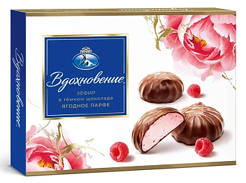Зефир Вдохновение в шоколаде ягодное парфе, 200г