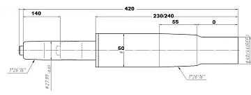 Газлифт 140/240, класс 4