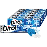 Жевательная резинка Dirol Морозная мята, без сахара, 30шт х 14г