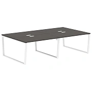 Стол 4-х местный EVWST 2716 Мокко/Белый 2726х1606х750 EDIS