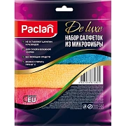 Салфетки из МИКРОФИБРЫ универсальные 30х30 см, КОМПЛЕКТ 4 шт., Practi Microfiber, 240 г/м2, PACLAN,