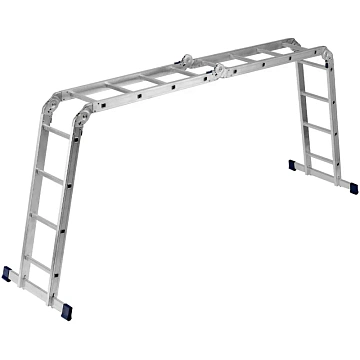 Лестница шарнирная алюминиевая 4х4 Сибртех (97882)