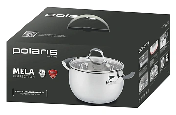 Кастрюля Polaris Mela с крышкой, 4л