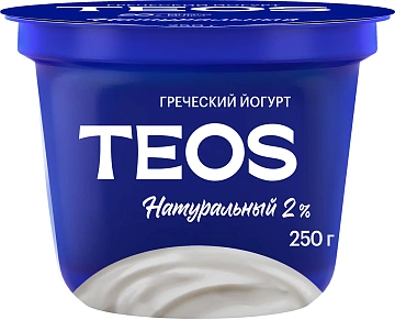 Йогурт Teos Греческий 2%, 250г