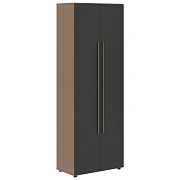 Шкаф для одежды VWCS 80.1 Яшма черный/Кобра 800х430х2253 VELION