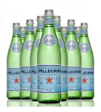Вода Sanpellegrino минеральная газированная, 750мл x 15 шт