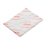 Салфетка хозяйственная Vileda Professional МикронСоло 40х30см, красная, одноразовая, 100шт, в пачке, 160101
