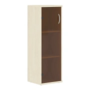 Шкаф колонка со стеклянной дверью СУ-2.4 Клен* 406х365х1200