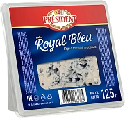 Сыр President Royal Bleu с голубой плесенью 55%, 125г