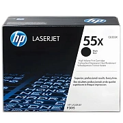 Картридж лазерный HP (CE255X) LaserJet P3015d/P3015dn/P3015x, №55X, оригинальный, ресурс 12500 стран