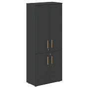 Шкаф с средними и малыми дверьми FHC 80.3(Z) Черный графит/Черный графит 802х429х1983 FORTA
