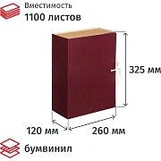 Папка архивная с завязками 120мм  клапан микрогофра,складная