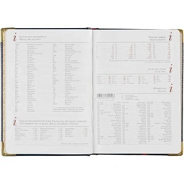 Ежедневник недатированный А5+, 145х205,Sidney Nebraska,син,з.уг 3-128/14