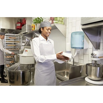 Протирочная бумага Tellus (tork) Reflex M4, с центральной вытяжкой, 771 лист, 35х19,8см, белая, 120000