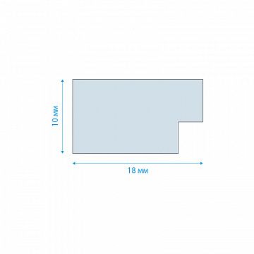 Рамка МДФ 21*30см, OfficeSpace 'Expo', белая