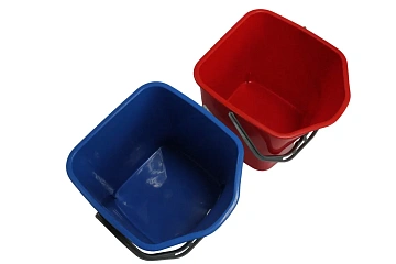 Тележка уборочная Vclean 2х20л, металлическая, с отжимом