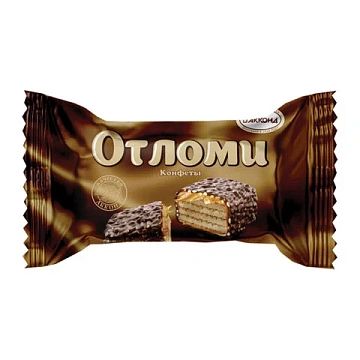 Конфеты вафельные АККОНД 'Отломи' с молочной карамелью, 360 г