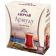 Чай АЗЕРЧАЙ 'Армуду' черный с чабрецом, 100 пакетиков по 1,6 г, 420536