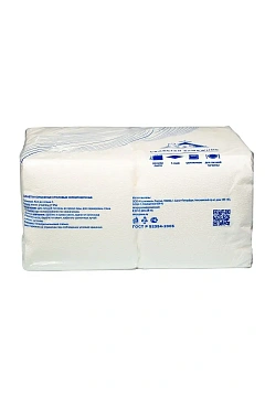 Салфетки сервировочные белые, 24х24см, 1 слой, 400шт