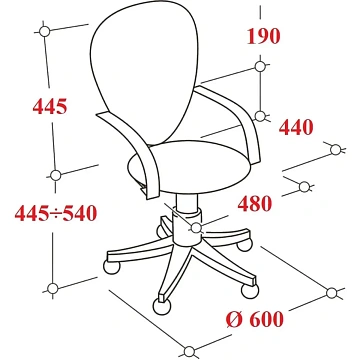 Кресло 0MX_VB_Echair-396 (LT) сетка/ткань черный пластик