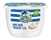 Творог мягкий Простоквашино 5%, 170г