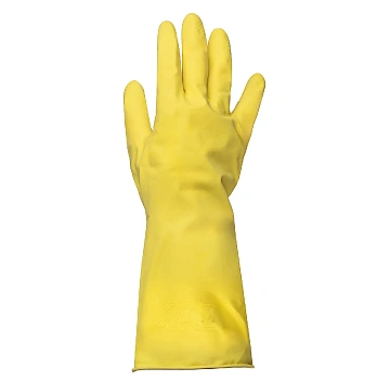METRO PROFESSIONAL Перчатки хозяйственные латекс желтые М, 5 пар