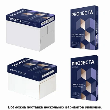 Бумага офисная БОЛЬШОГО ФОРМАТА (297х420), А3, 80 г/м2, 500 л., марка В, PROJECTA SPECIAL, Россия, 1