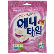 Карамель Lotte Энитайм со сливой и персиком, 60г